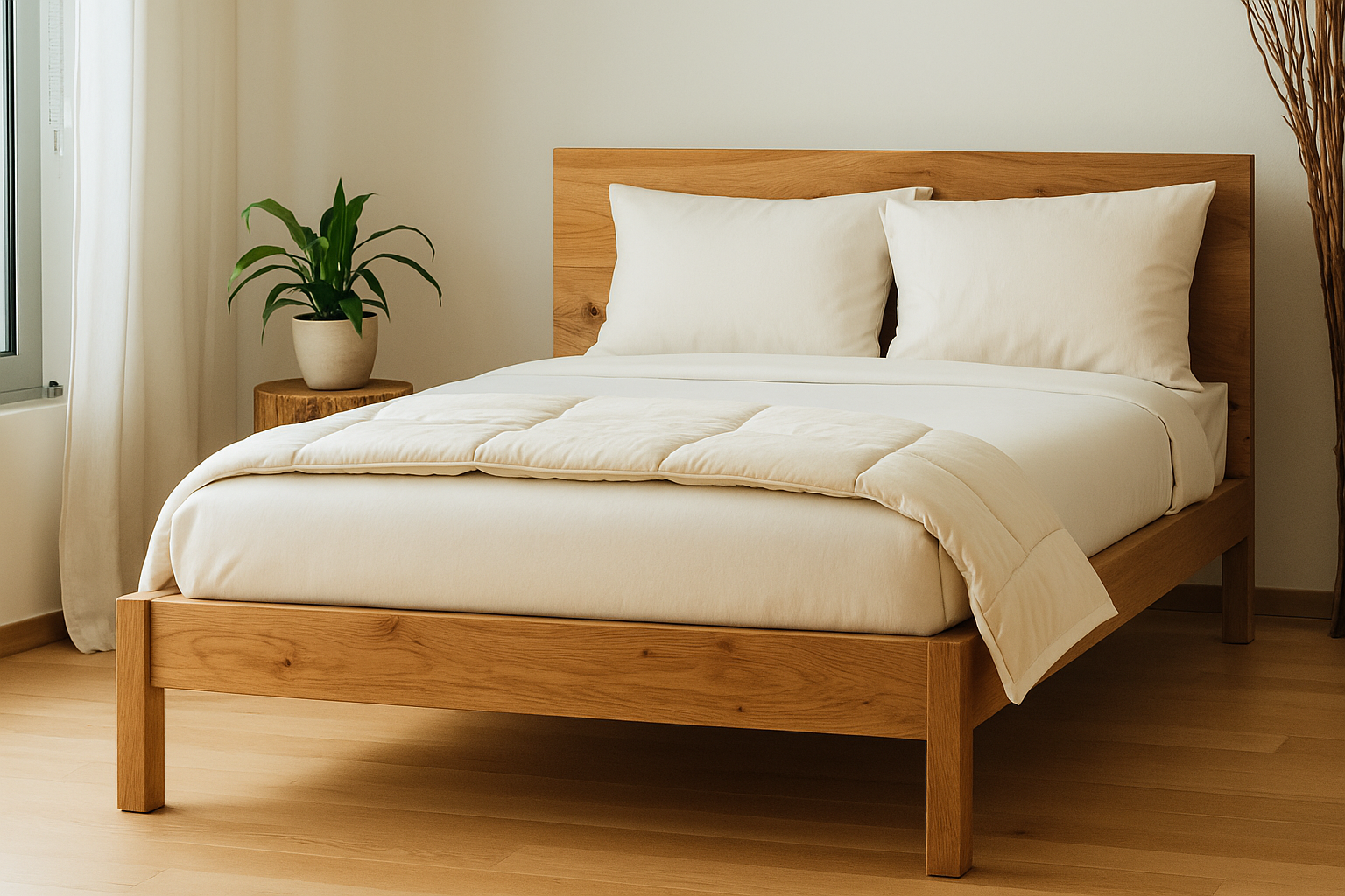 Couette naturelle Hüsler Nest - Laine de mouton tricot Light – Image 3