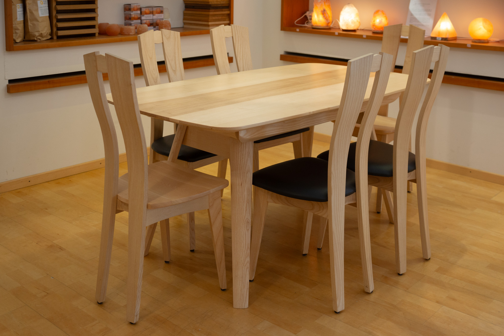 Table et chaises Taglan - Frêne