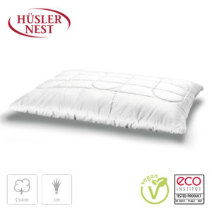Housse pour oreiller en Coton-lin satin